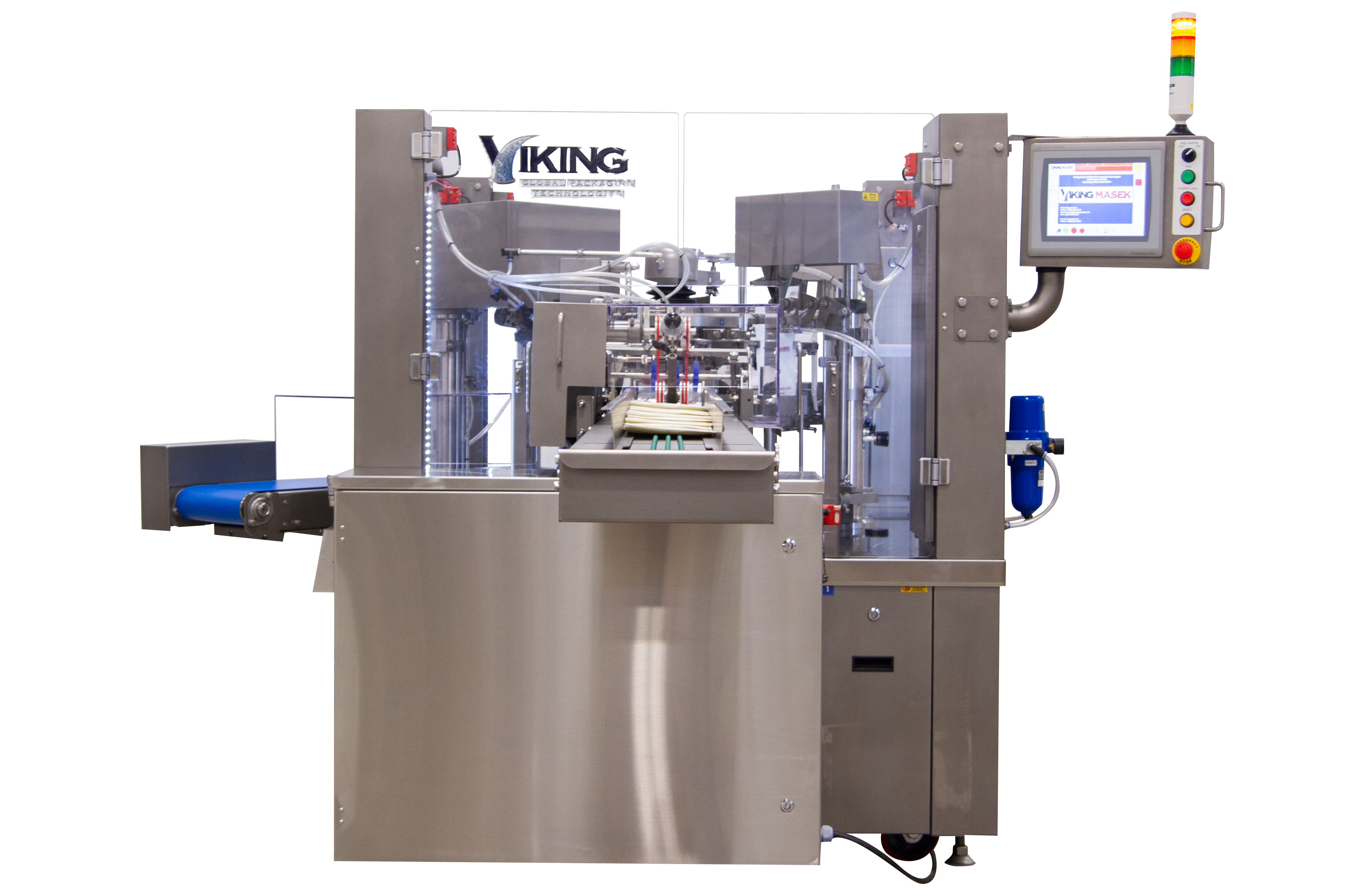 pouch filling and sealing machine