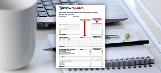 Packaging machine ROI calculator