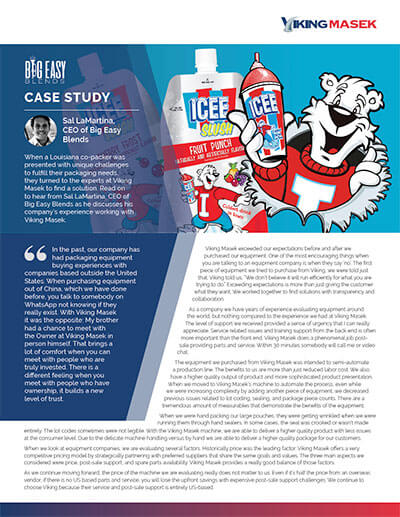 Big Easy Blends Case Study PDF Cover