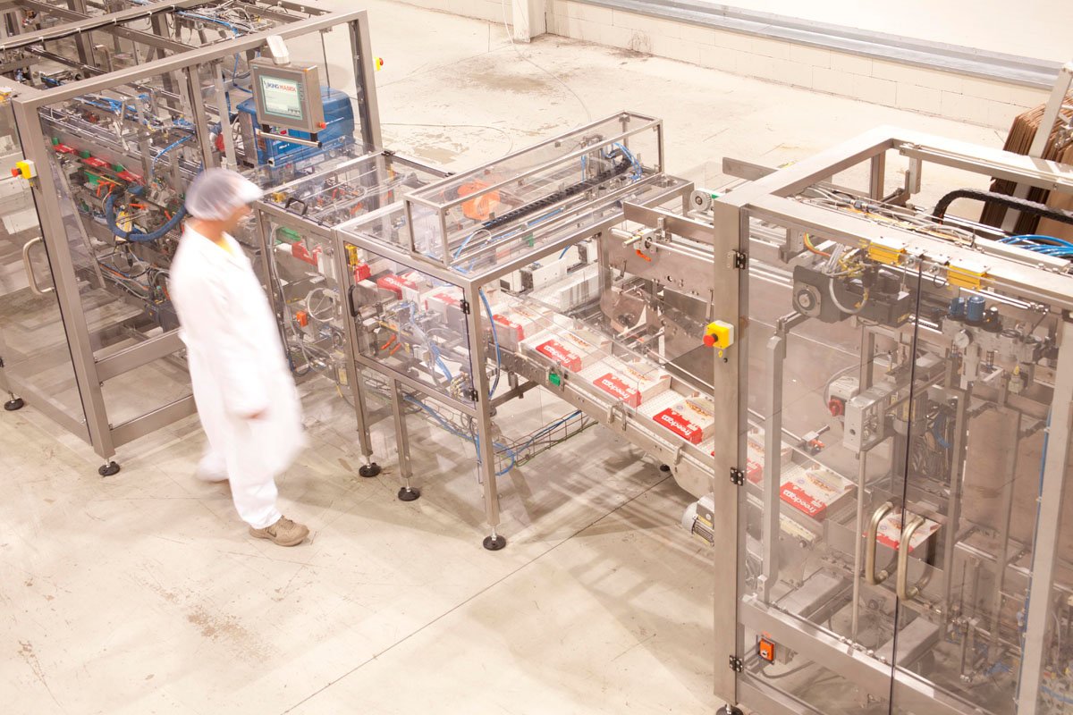 food product packaging machine