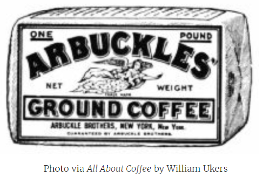 4 Alike 1940's 2# Farm Market Paper Coffee Bag Vintage 