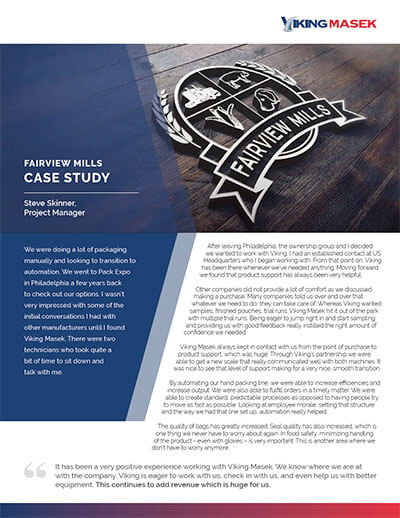 Fairview Mills Case Study PDF Cover