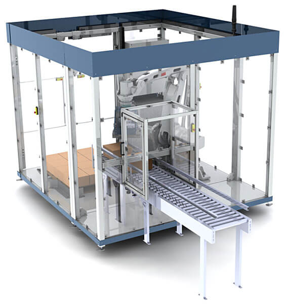 Robot Palletizing Illustration