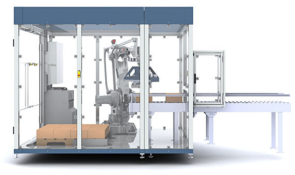 Robot Palletizing Illustration