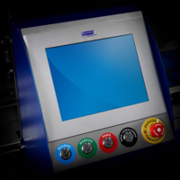 Touch screen display - 10.4″ color touch screen for intuitive operator-machine interaction, with the possibility of displaying all operating parameters, warnings, alarms, etc.