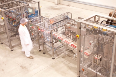 Looking at a packaging machine